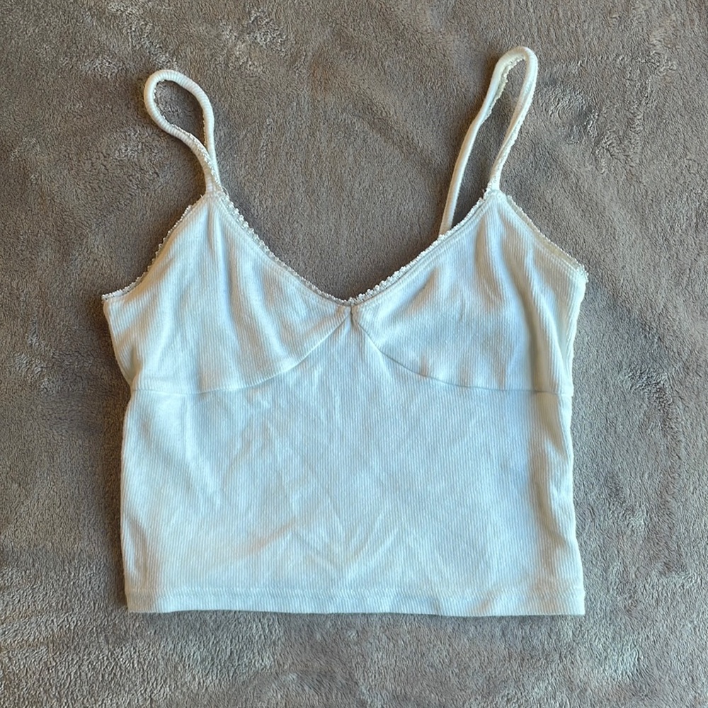White lace cami